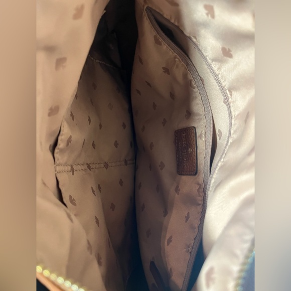 Kate spade, cross grain leather tan brown shoulder bag. No crossbody strap. - Picture 2 of 16